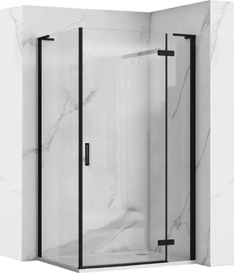 Rea Cabina De Ducha Rea Hugo Black 100x80