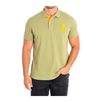 U.S.Polo Association Polo Shirts - Heren - Polos - Groen - M - Katoen - Tops