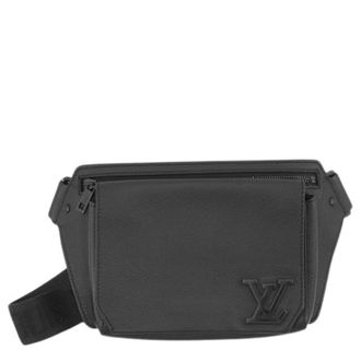 Louis Vuitton Pre-owned Vintage Belt Bag - Heren - Pre-owned - Zwart - Maat: ONE Size Leer