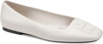 DKNY Darianne Ballet Flat in Soft White at Nordstrom, Size 8.5