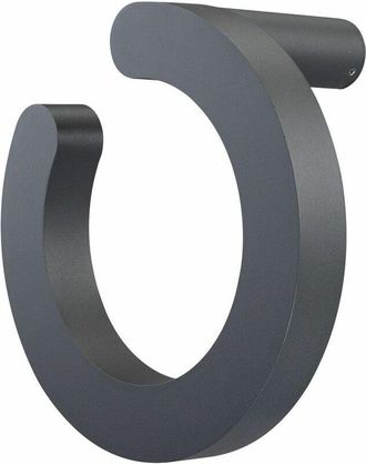 Globo Lighting Lampada da parete a led ad anello design in alluminio faretto illuminazione per facciate da giardino lampada da esterno grigio Globo 34273