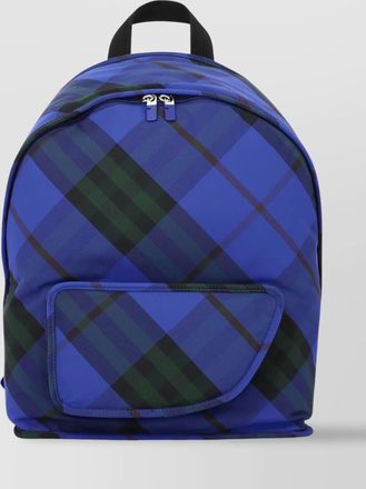 Burberry straps adjustables checkered pattern front pocket handle