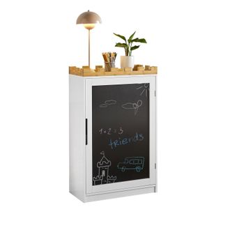 SoBuy C&oacute;moda Para Ni&ntilde;os Con Pizarra, Estanter&iacute;a Para Libros, Juguetes, Armario De Almacenamiento Para Ni&ntilde;os, Estanter&iacute;a Para Habitaci&oacute;n Infantil, Dise&ntilde;o De 