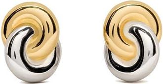 Kate Spade New York twisted stud earrings in Silver Gold at Nordstrom