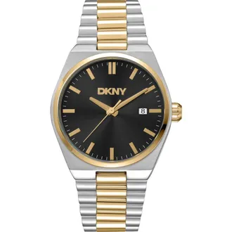 DKNY Bracelet Watch, 40mm in Black at Nordstrom