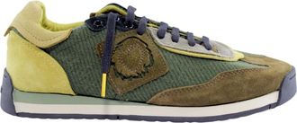 Satorisan Psychedelische Khaki Sneakers - Heren - Sneakers - Groen - 42 EU - Su&egrave;de - Schoenen