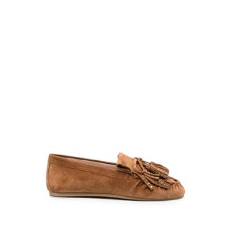 Stuart Weitzman Schoenen, Dames, Bruin, 37 1/2 EU, Loafers