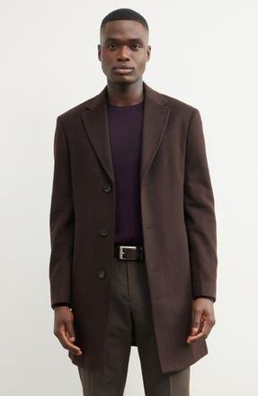Nordstrom Cashmere Overcoat in Brown Mole at Nordstrom Rack, Size Xx-Large