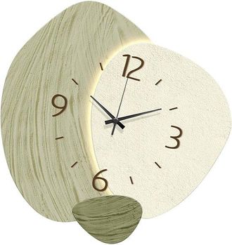 No Brand Reloj De Pared Silencioso Para Ni&ntilde;os, Sin Tictac, Ideal Como Reloj Decorativo En Ba&ntilde;os, Aulas, Granjas, Etc., Ecol&oacute;gico