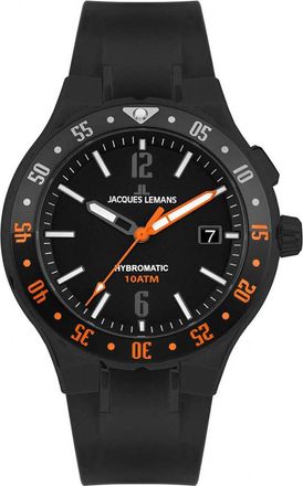 Jacques Lemans 1-2109D Mens Hybromatic Watch - Black - One Size
