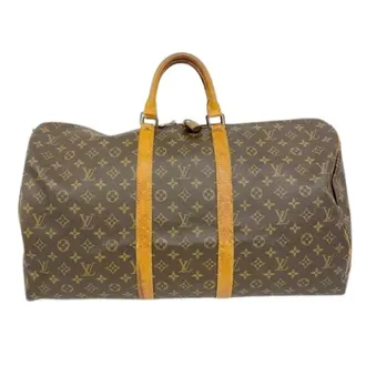 Louis Vuitton Pre-owned Weekend Bags, unisex, Brown, Size: ONE SIZE Pre-owned Keepall 55 Boston Bag