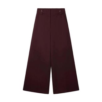 Aaiko Nore Broeken - Dames - Broeken - Rood - Maat: L Viscose