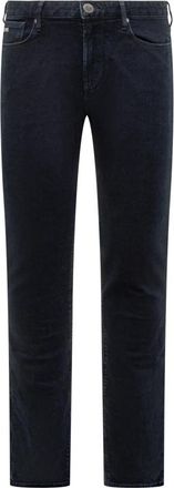 Emporio Armani Straight Jeans - Heren - Regular Fit Jeans - Blauw - W38 - Katoen - Jeans