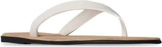 The Row Beach Flip Flop in Optic White at Nordstrom, Size 35