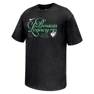 Nike Boston Legacy Max90 Nike Mens NWSL T-Shirt in Black | M11766BUNT26-BLK
