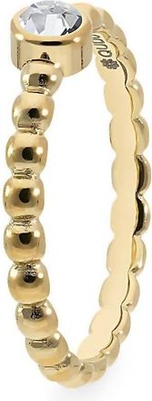 Qudo Womens Matino Eternity Ring In Gold
