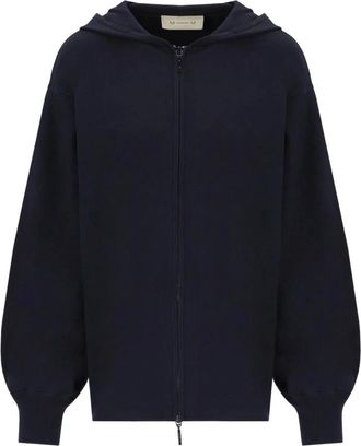 Max Mara Ginnasta Cardigan - Dames - Sweatshirts & Hoodies - Blauw - Maat: XS Viscose