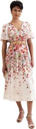 Phase Eight Petite Lovette Dress in Cream at Nordstrom, Size 12