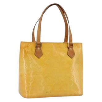 Louis Vuitton Pre-owned Tote Bags, female, Yellow, Size: ONE SIZE Pre-owned Vintage Patent Leather Hand Bag
