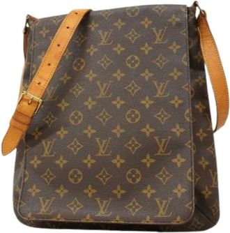 Louis Vuitton Pre-owned Cross Body Bags, female, Brown, Size: ONE SIZE Pre-owned Monogram Musette Shoulder Bag