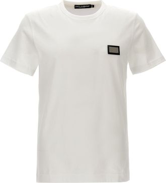 Dolce & Gabbana Witte Katoenen T-Shirt