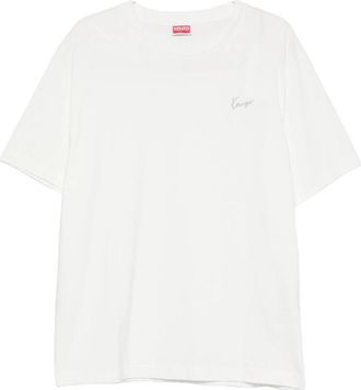 Kenzo Logo-embroidered T-shirt