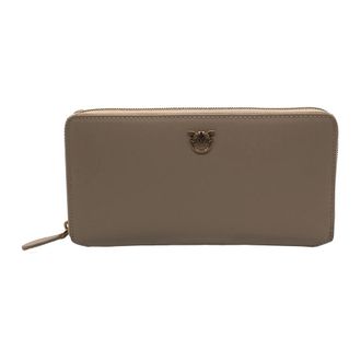 Pinko Wallets & Cardholders, female, Beige, Size: ONE SIZE Zip Around Wallets and Cardholders