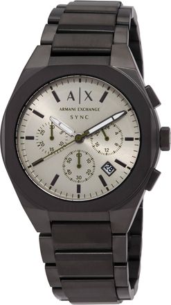 A|X Armani Exchange Sync Chronograph Gray Dial Quartz Mens Watch AX4296