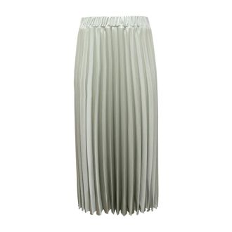 D.exterior Midi Skirts, female, Green, Size: M 60660 Raso Fluido Gonna Pliss&eacute; Midi