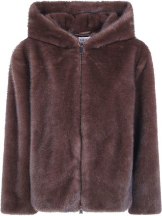 P.A.R.O.S.H. P. A.R. O.S. H. Jacket Hooded Fantasy Brown
