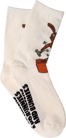 Natasha Zinko Calzini con motivo coniglio - Bianco