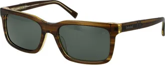 Timberland Brown Plastic Mens Sunglasses