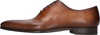 Magnanni Veterschoenen Klassieke Stijl - Heren - Nette schoenen - Bruin - 44 EU - Leer - Schoenen
