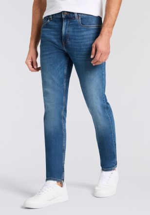 Tommy Hilfiger Slim-fit-Jeans TOMMY HILFIGER CORE BLEECKER, Herren, Gr. 31, L&auml;nge 36, blau (mid blau), Denim/Jeans, Obermaterial: 98% Baumwolle, 2% Elasthan, slim fi