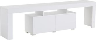 Concept Usine Mueble TV con armarios blancos de 180 cm