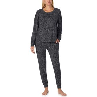 Sanctuary Long Pajamas in Grey Print at Nordstrom Rack, Size X-Large