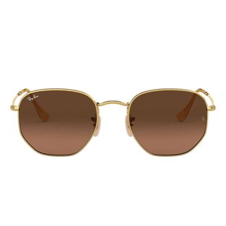 Ray-Ban Sunglasses Rb3548 N 912443 Hexagonal Gold/Brown Gradient Unisex