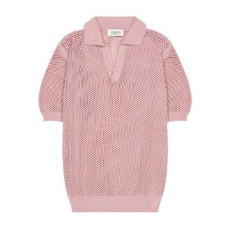 Laneus Truien & Vesten, Heren, Roze, L, Gebreid Heren Polo Shirt