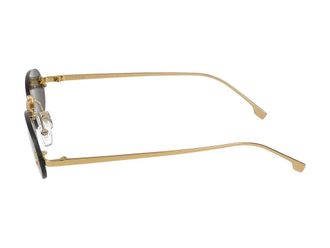 MAISON FENDI FE4075US Oval Rimless Sunglasses - Gold