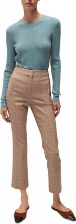 Veronica Beard Cheval Pullover In Lake Mist