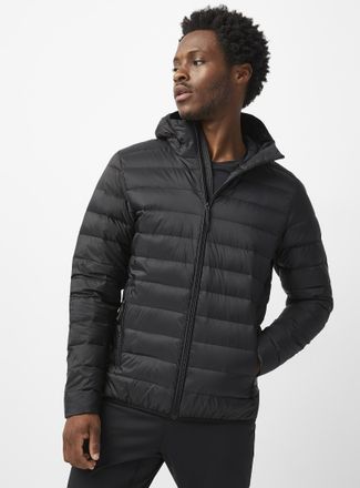 I.FIV5 Mens Packable hooded puffer jacket RE:DOWN down