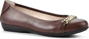 White Mountain WHITE MOUNTAIN Charmed Flat in Brown/Smooth at Nordstrom Rack, Size 6.5 W