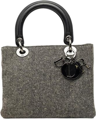 Dior Pre-owned Dior Medium Tweed Lady Ladies BZCXWA7BZHXF81K1