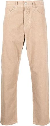 Carhartt Work in Progress Corduroy Straight Leg Pants - Heren - Straight fit broeken - Beige - W34 - Broeken