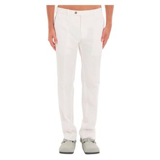 BRIGLIA 1949 Hombre, Pantalones, Blanco, Talla: M