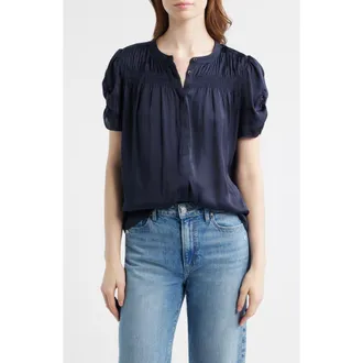 Paige Diego Top in Deep Navy at Nordstrom, Size X-Small