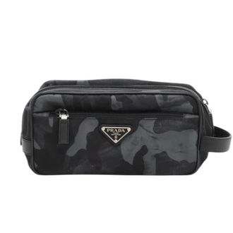 Prada Pre-owned Clutches, male, Black, Size: ONE SIZE Pre-owned Clutch bag