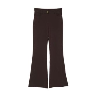 Michael Kors Pantalones anchos - Trousers - Mujer - Marr&oacute;n - XS