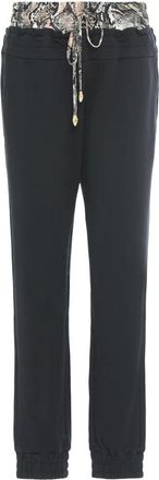 Just Cavalli Cotton Jogger Pants - Dames - Sweatpants - Zwart - XS - Katoen - Broeken
