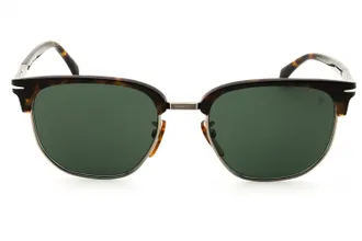 David Beckham DB1176GS Clubmaster-Style Sunglasses - Brown